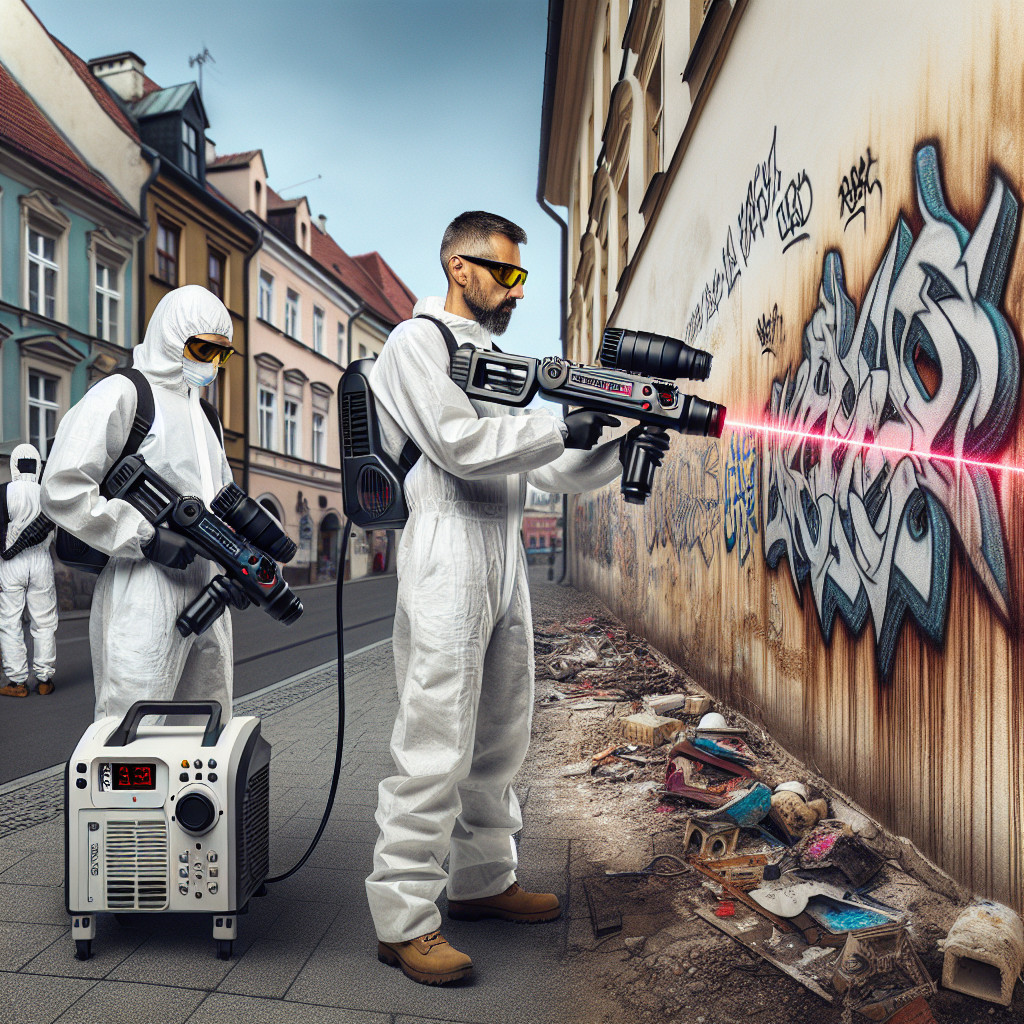Laserowe usuwanie graffiti Konin