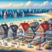 Ustka – domki przy plaży z ogrodami pełnymi kwiatów
