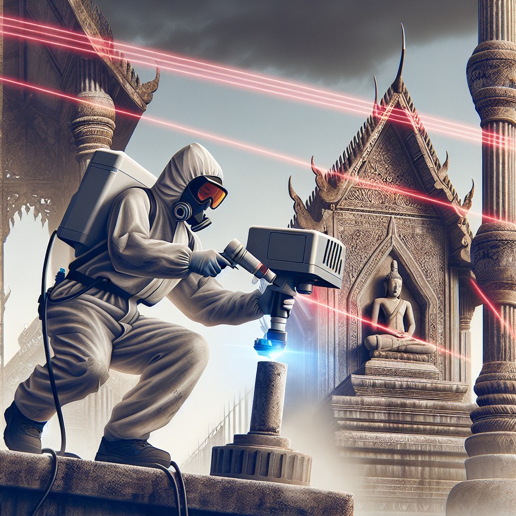 Laserowe czyszczenie kamienia Konin