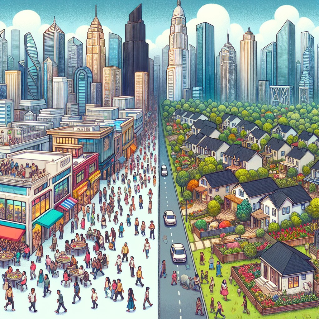 Centrum vs obrzeża