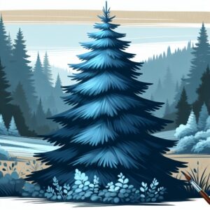 Blau Fichte